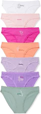 Victoria's Secret Women's Cotton Bikini Underwear, Moderate Coverage Panties for Women, Multi Pack (XS-XXL)