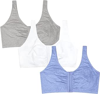 Fruit of the Loom Women's Front Close Builtup Sports Bra