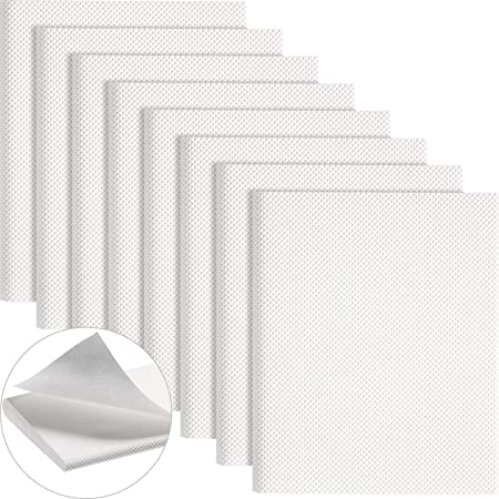 8 Pieces Door Corner Seals Exterior Door Frame Seal Wedge Self-Adhesive Draft Stoppers Foam Weather Stripping (White,8 Pieces)