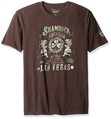 Lucky Brand Men's Shamrock Poker Graphic Tee