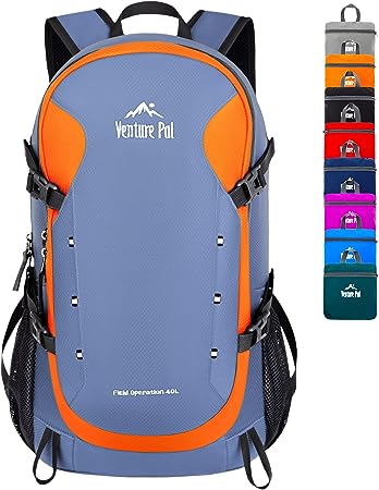 Venture Pal 40L Lightweight Packable Travel Hiking Backpack Daypack