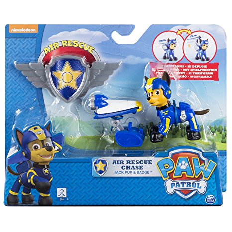 Paw Patrol, Air Rescue Chase, Pup Pack & Badge