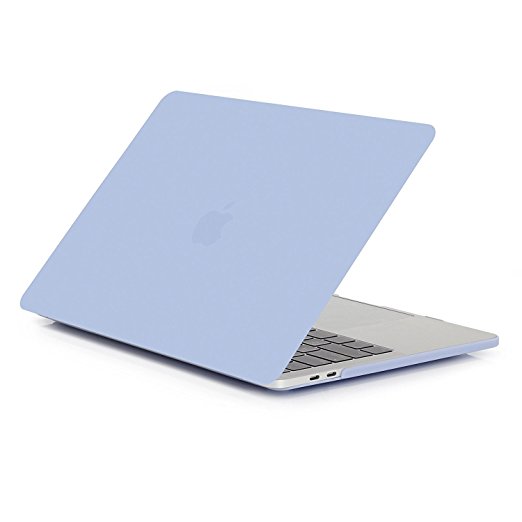 MacBook Pro 13 Case A1706 & A1708, CaseBuy Ultra Slim Plastic Hard Case for Newest MacBook Pro 13 Inch with/without Touch Bar (A1706/A1708, Release 2016/2017) - Airy Blue