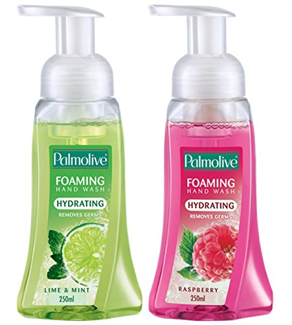 Palmolive Foaming Hand Wash - 250 ml (Raspberry) and Palmolive Foaming Hand Wash - 250 ml (Lime and Mint)