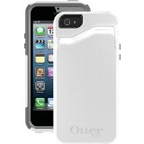 OtterBox Commuter Series Apple iPhone 5 and iPhone 5S Wallet Case - Retail Packaging Protective Case for iPhone - GrayWhite