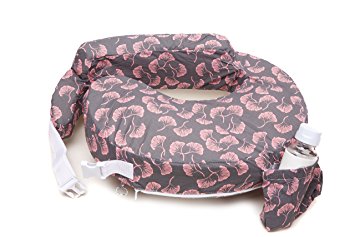 Zenoff Products Nursing Pillow Slipcover, Flowing Fans, Grey, Pink