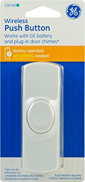 GE 19249 Wireless Doorbell Push Button
