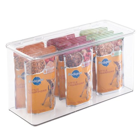 mDesign Pet Food Organizer