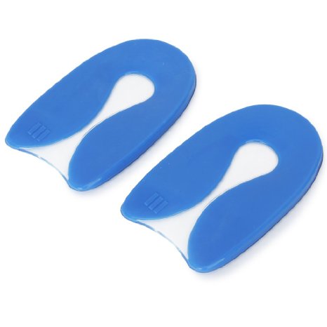1 Pair Footful U-Shape Silicone Gel Heel Pain Relieve Spur Pads