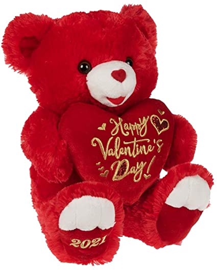 Way to Celebrate Valentine's Day 2021, Happy Valentine’s Day, Red Teddy Bear 19"