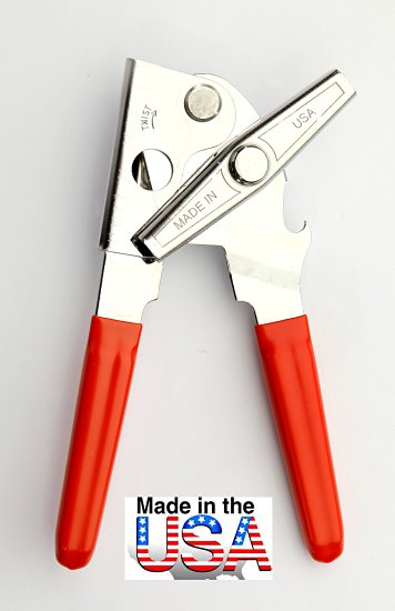 Neaty High Quality Manual Smooth-edge Can Opener (Red)