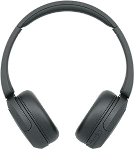 Sony WH-CH520 Best Wireless Bluetooth On-Ear Headphones with Microphone for Calls and Voice Control, Up to 50 Hours Battery Life with Quick Charge Function, Includes USB-C Charging Cable - Black