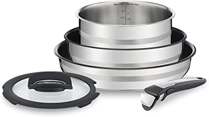 Tefal , Ingenio, Jamie Oliver, Stainless Steel, Cookware Set, pans