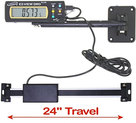 iGaging Digital Readout DRO 24" Travel X-Large LCD Display EZ-VIEW PLUS