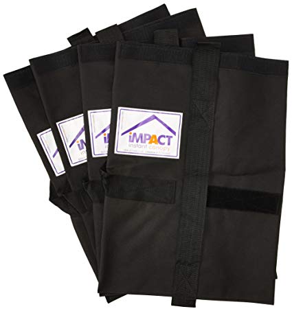 Impact Canopy Weight Bags, Universal Pop-Up Canopy Tent Leg Weight Bags, Set of 4