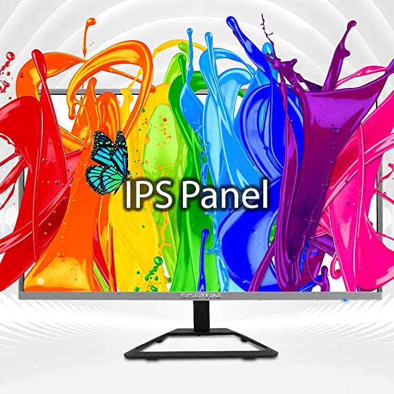 Sceptre 24" IPS Monitor 1920 x 1080p Ultra Slim 75Hz HDMI VGA 99% sRGB Metal Black 2021 (E248W-FPRK)