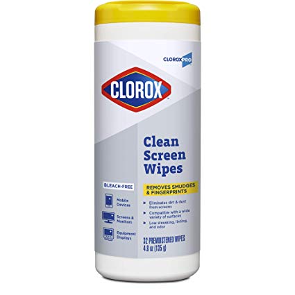 CloroxPro Clorox Clean Screen Wipes - Bleach-Free, 32 Count