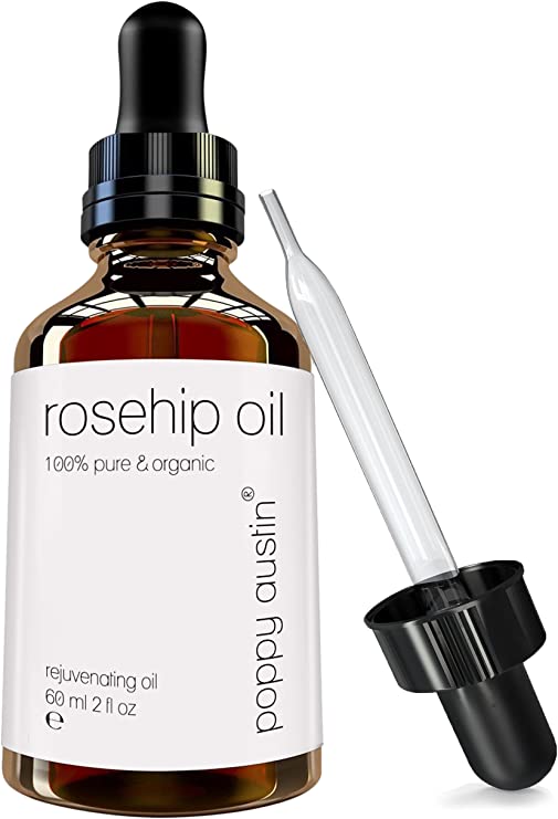 Organic Rosehip Oil For Face - 8x More Essential Nutrients, Vegan Certified, Cruelty Free, Pure Cold Pressed & Triple Purified Rose Hip Seed Oil - Best for Acne, Dry, Hormonal & Menopause Skin Care