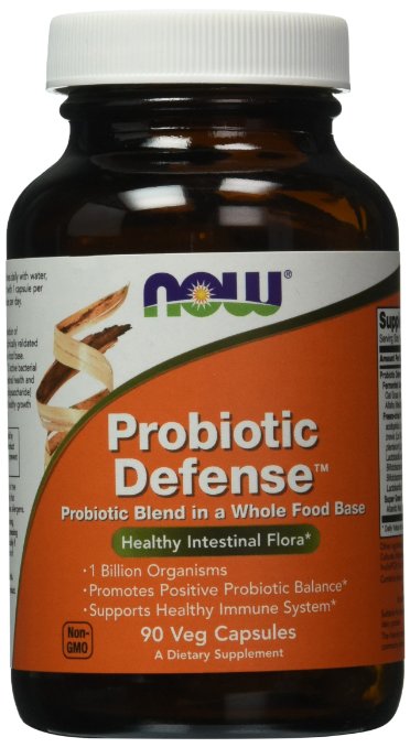 Now Foods Probiotic Defense Veg-Capsules 90-Count