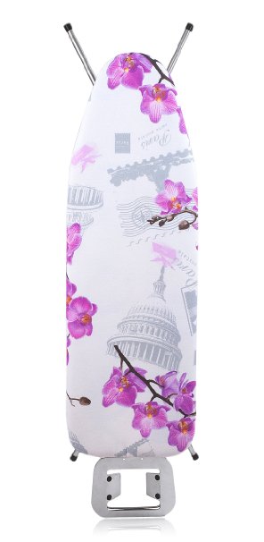 FRESH - ORCHID, Ironing Board Cover and pad, 100% COTTON, fits up to 18" by 56"