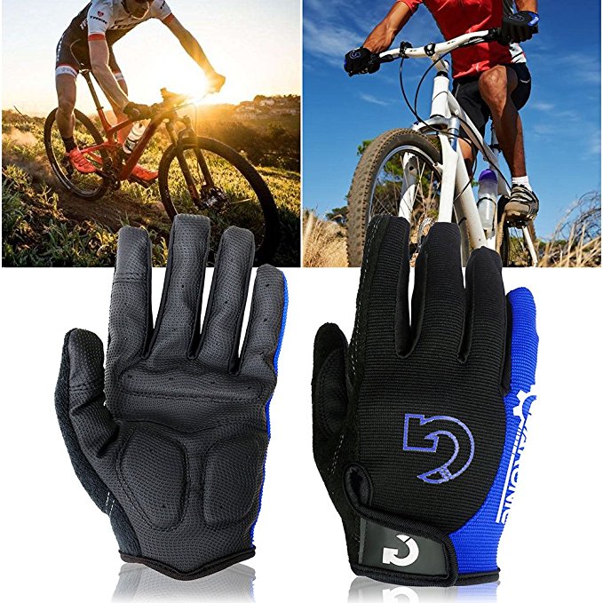 GEARONIC TM New Fashion Cycling Bike Bicycle Motorcycle Shockproof Foam Padded Outdoor Sports Half Finger Short Riding Biking Glove Working Gloves