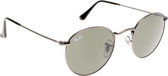 Ray Ban RB3447 Round Metal Sunglasses, 50mm