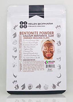 Heilen Biopharm Calcium Bentonite Powder, 125 gm / 4.4 oz / 0.28 lb