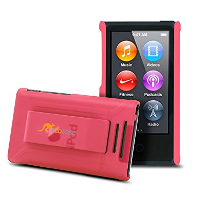 rooCase S1-TM Ultra Slim Translucent Matte Shell Case for Apple iPod Nano 7 (7th Generation), Pink