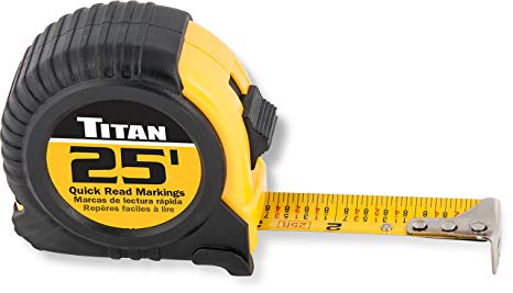 Titan Tools 10906 25 Foot Tape Measure