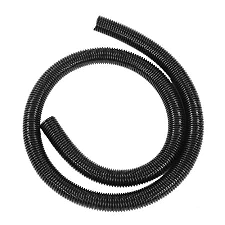 Fdit 3.5Ft/2m Flexible Hose Soft Tube Pipe Black Household Vacuum Cleaner Hose (#2)