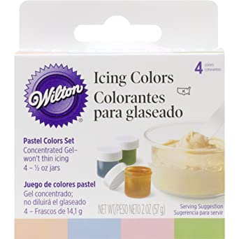 Wilton Pastel 4-Piece Icing Color Set