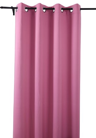 Deconovo 52 inch x 84 inch Grommet Thermal Insulated Blackout Panel Curtain Pink