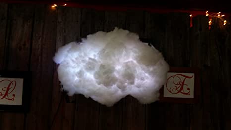 Led Beautiful Large Color Changing Fluffy Cloud Light Decoration