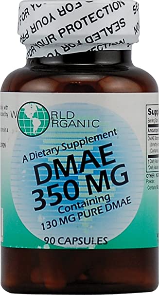 World Organic DMAE 350mg 90 caps