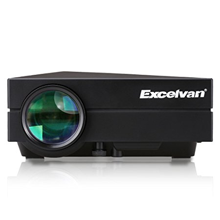 Excelvan Portable Home Projector 1000 Lumens LED Home Video Theater Outdoor Movies Support Phone/Laptop/PC/Play Station/TV Box/Xbox