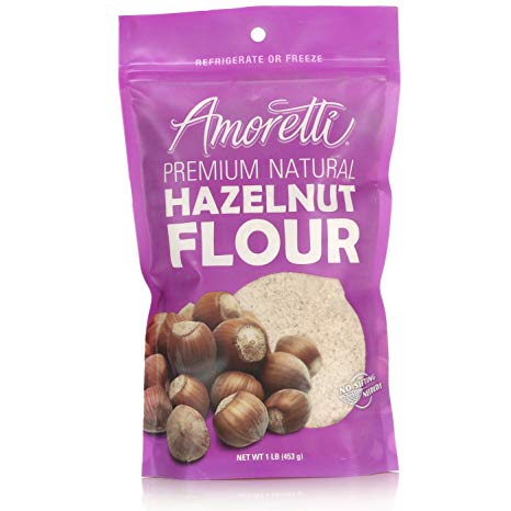 Amoretti Premium Natural Hazelnut Flour, 1 Pound