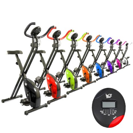 Folding Magnetic Exercise Bike X-Bike Fitness Cardio Workout Weight Loss Machine