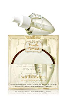 Bath & Body Works Wallflowers Home Fragrance Refill Bulbs 2 Pack Vanilla Coconut