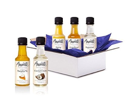 Amoretti Syrup Sample Box, 8 or more samples ($9.99 credit with purchase)