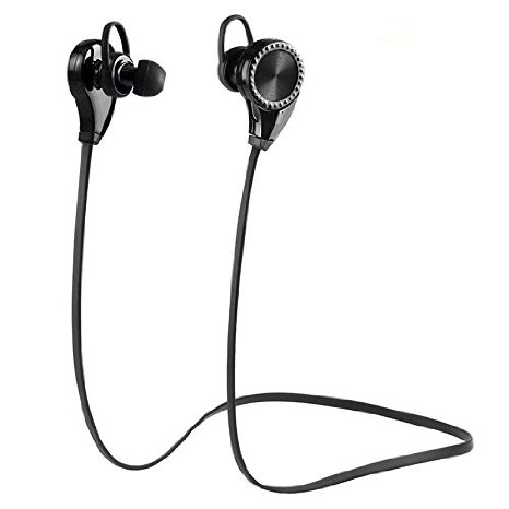 LSoug Bluetooth Headphones, Bluetooth Earbuds V4.1 Wireless Sports Headphones Sweatproof Running Gym Stereo Headsets Built-in Mic/APT-X for iPhone 6s 6s plus Galaxy S6 S5 and Android Phone