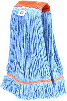 Nine Forty USA Floor Cleaning Wet Mop Head Refill | Replacement – Janitorial Heavy Duty Industrial | Commercial Yarn (1 Pack, Small)