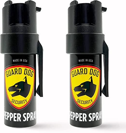 Guard Dog Collar Clip Pepper Spray, Safety Twist Top to Prevent Accident, 16 feet Range, Belt Clip in USA