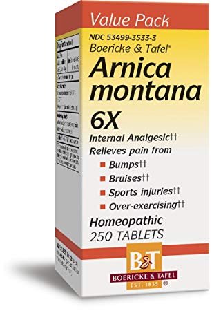 Boericke and Tafel Arnica Montana 6X - 250 Tablets, 250 Count