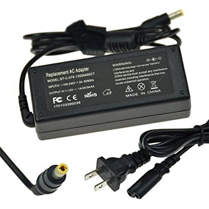 New 12v Ac Power Adapter for Wd Hdd, Mybook Premium, Wd1600b014-rnu, Wd2500d032-000, My Book Wdg1nc5000n, My Book Pro Wd5000e032, Wd1200b014-rnu, My Book Pro Wd5000c032, Wd2500b015-rnn