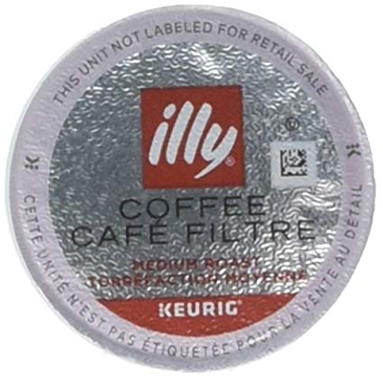 illy Coffee, Medium Roast, K-Cup for Keurig, 100% Arabica Bean Signature Italian Blend, Premium Gourmet Roasted Single Serve Drip Brewed Coffee,  Made for Keurig K-Cup Brewers, 10 Pods (Pack Of 6)