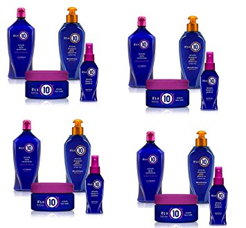 Top Selling Its A 10 Bundle, Miracle Daily Conditioner, 10oz, Miracle Shampoo Plus Keratin Sulfate Free, 10oz, Miracle Leave, in Product, 4oz, Miracle Hair Mask 8 oz RbHcSJ, 4 Pack