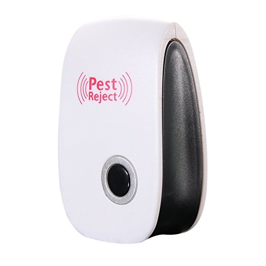 Generic Enhanced Version Electronic Cat Ultrasonic Anti Mosquito Insect Repeller Rat Mouse Cockroach Pest Reject Repellent (EU Plug)