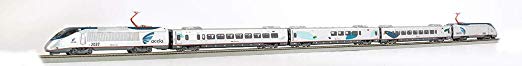 Bachmann Trains - Amtrak Acela DCC Equipped Ready To Run Electric Train Set - HO Scale
