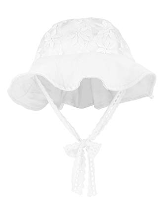 SimpliKids Baby Infant Sun Hats Lovely Floral Embroidered Cotton Sun Bucket Hats