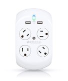 360 Electrical 36038 Revolve Surge Protector with 4 Rotating Outlets and 34 Amp17W USB Charging